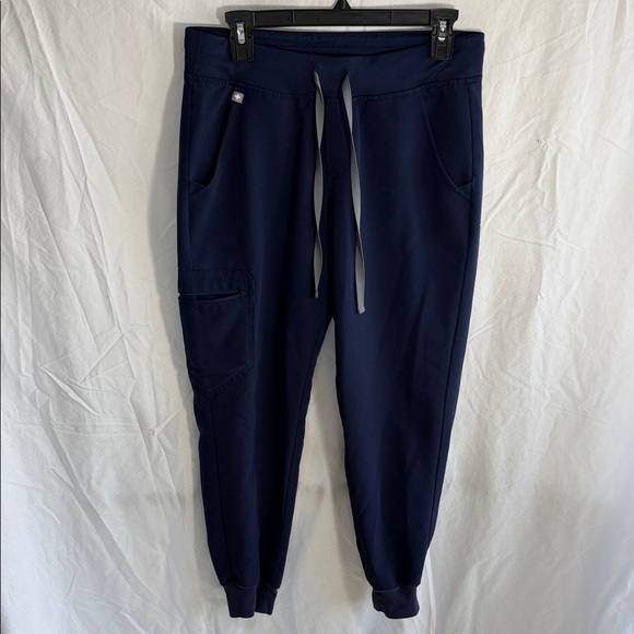 Figs Pants - Women’s Figs Zamora Jogger Scrubs - Navy - broken cargo pocket zipper - SP